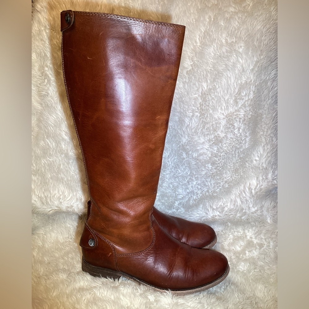 Frye Womens brown Leather riding Boots size 7